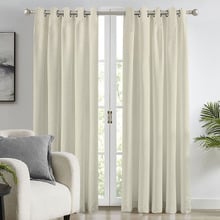 Thornton Room Darkening Eyelet Curtains (Set of 2)